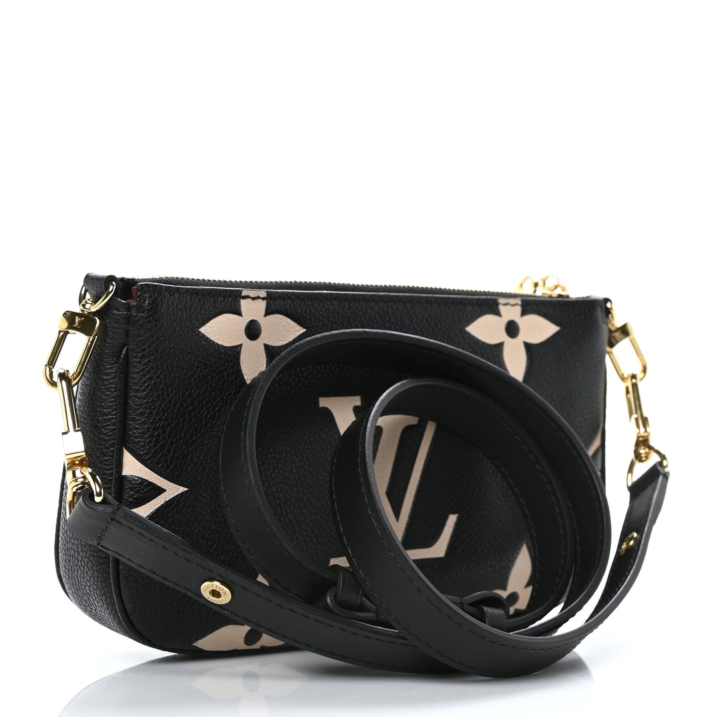 Empreinte Monogram Giant Multi Pochette Accessories Mini Pochette Black Beige
