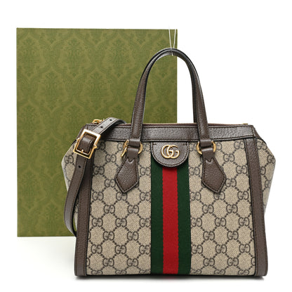 Gucci GG Supreme Monogram Small Ophidia Tote Bag Brown 11 of 11