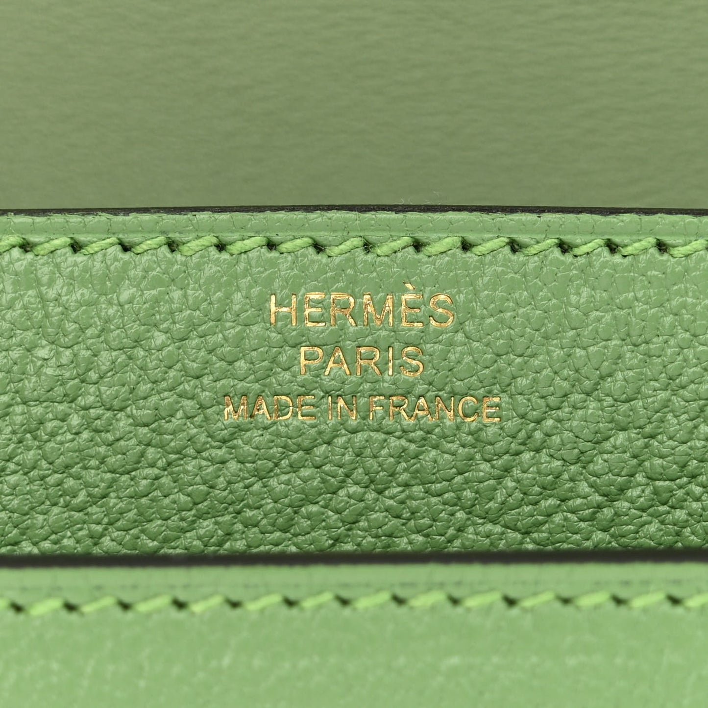 Chevre Mysore Mini Verrou Chaine Bag Vert Criquet