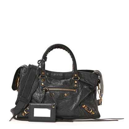 Balenciaga Agneau Classic Gold Hardware S City Gris Fossile 1 of 8