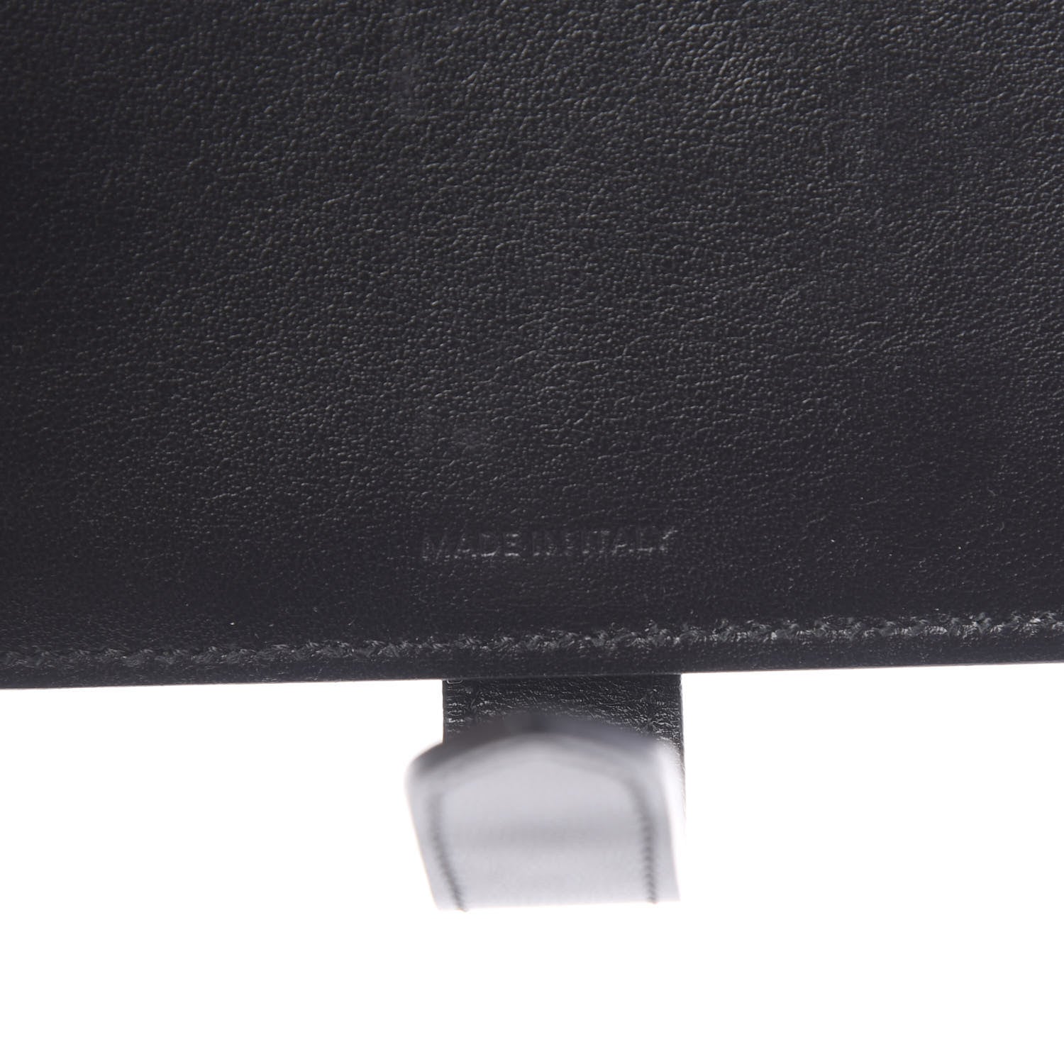 Celine Grained Calfskin Medium Multifunction Strap Wallet Black 5 of 6