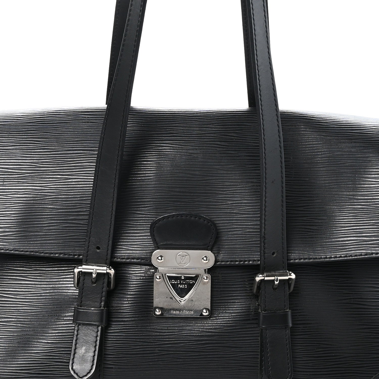 Louis Vuitton Epi Segur MM Black 7 of 11