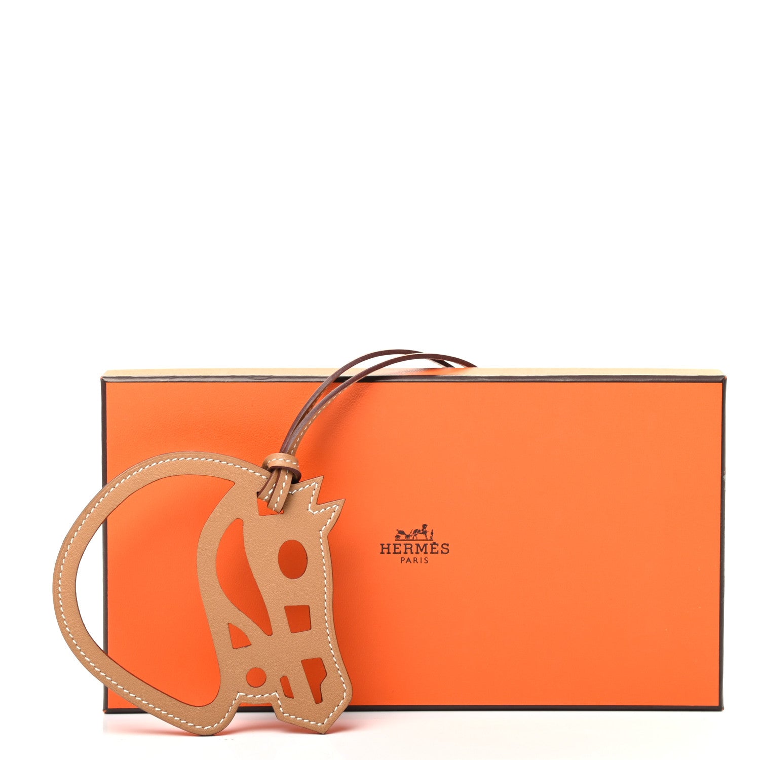 Hermes Swift Paddock Cheval Horse Bag Charm Gold 4 of 4