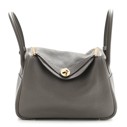 Hermes Taurillon Clemence Lindy 26 Etain 1 of 11