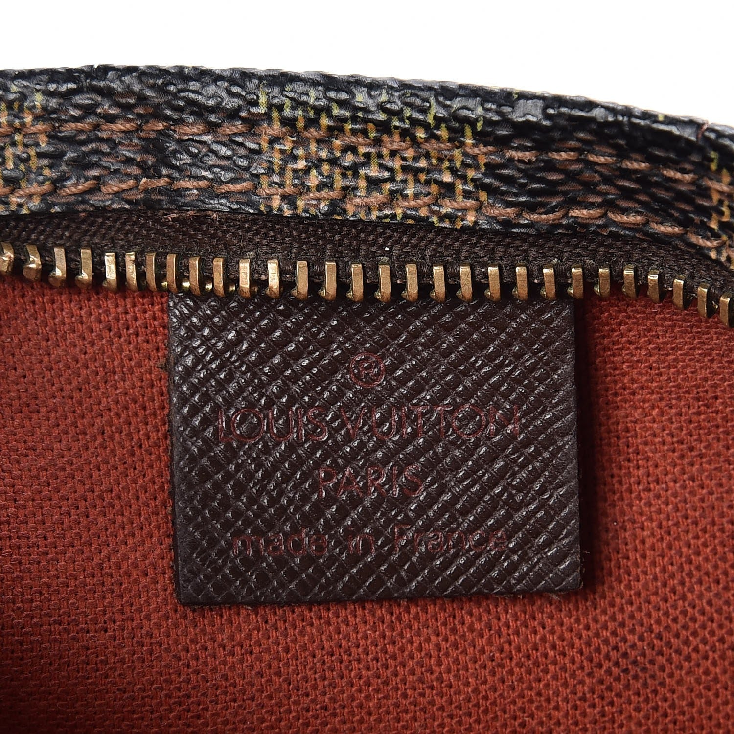 Louis Vuitton Damier Ebene Trousse Make Up Bag Pochette 6 of 8