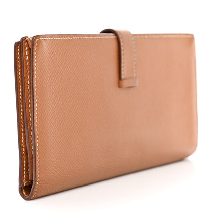 Hermes Epsom Bearn Gusset Wallet Gold 3 of 13