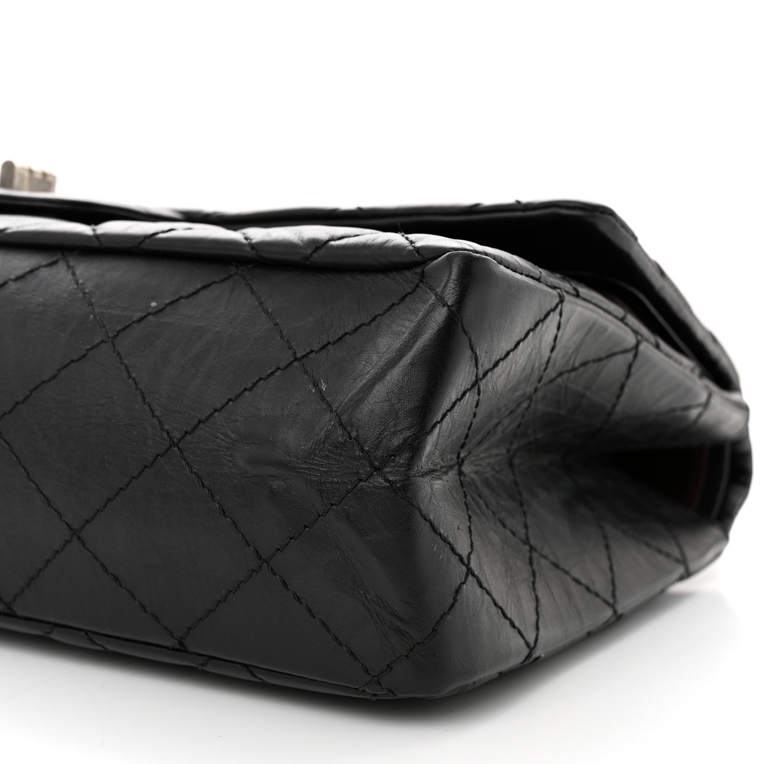Chanel Aged Calfskin Quilted 2.55 Reissue 227 Flap Black 10 of 13