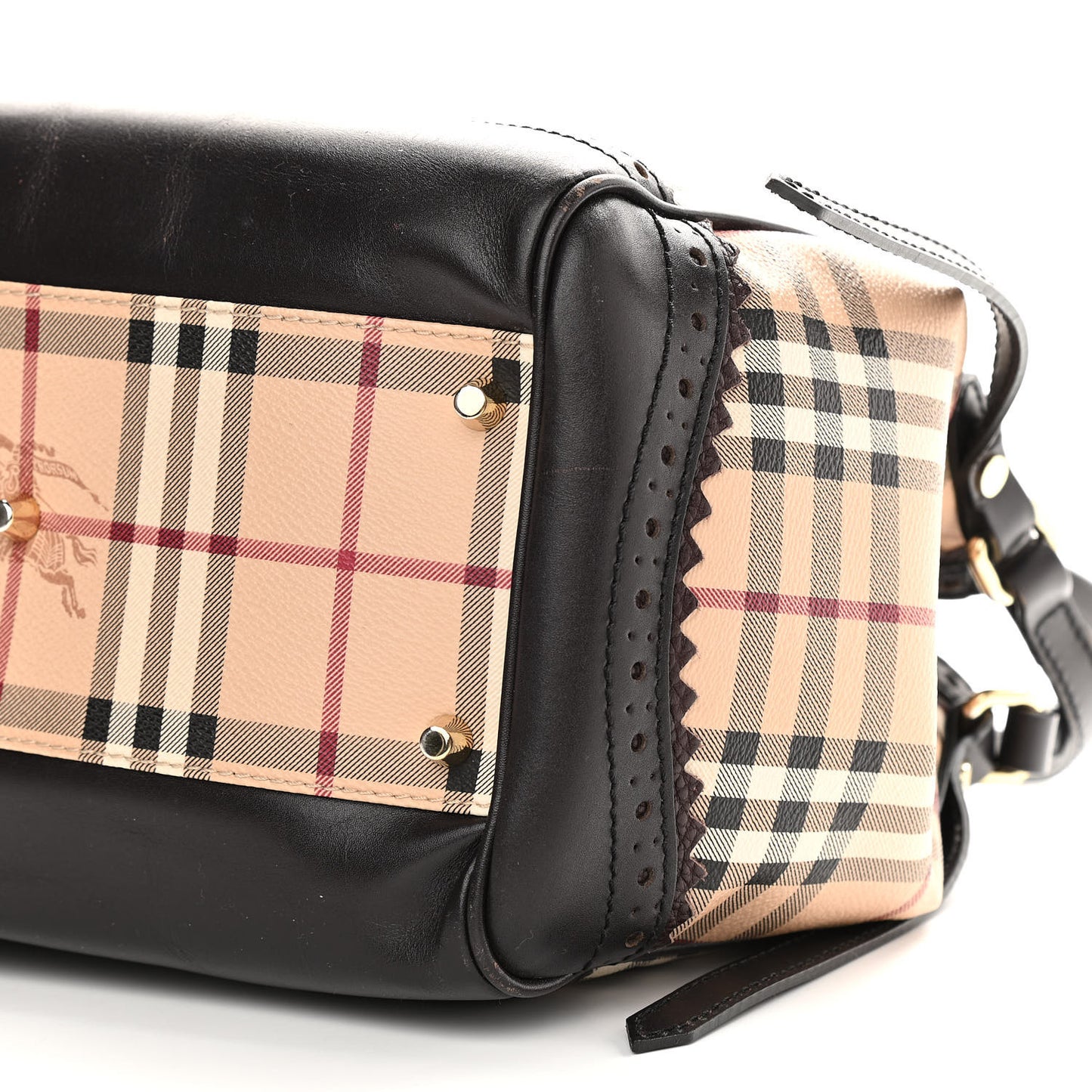 Haymarket Check Medium Brogue Tassel Tote