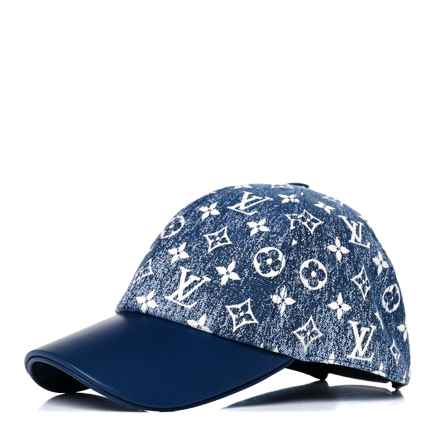 Louis Vuitton Monogram Jacquard Cap L Blue 1 of 7