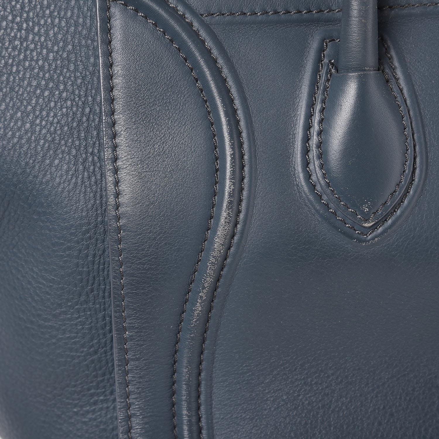 Celine Supple Calfskin Medium Phantom Luggage Slate Blue 21 of 26