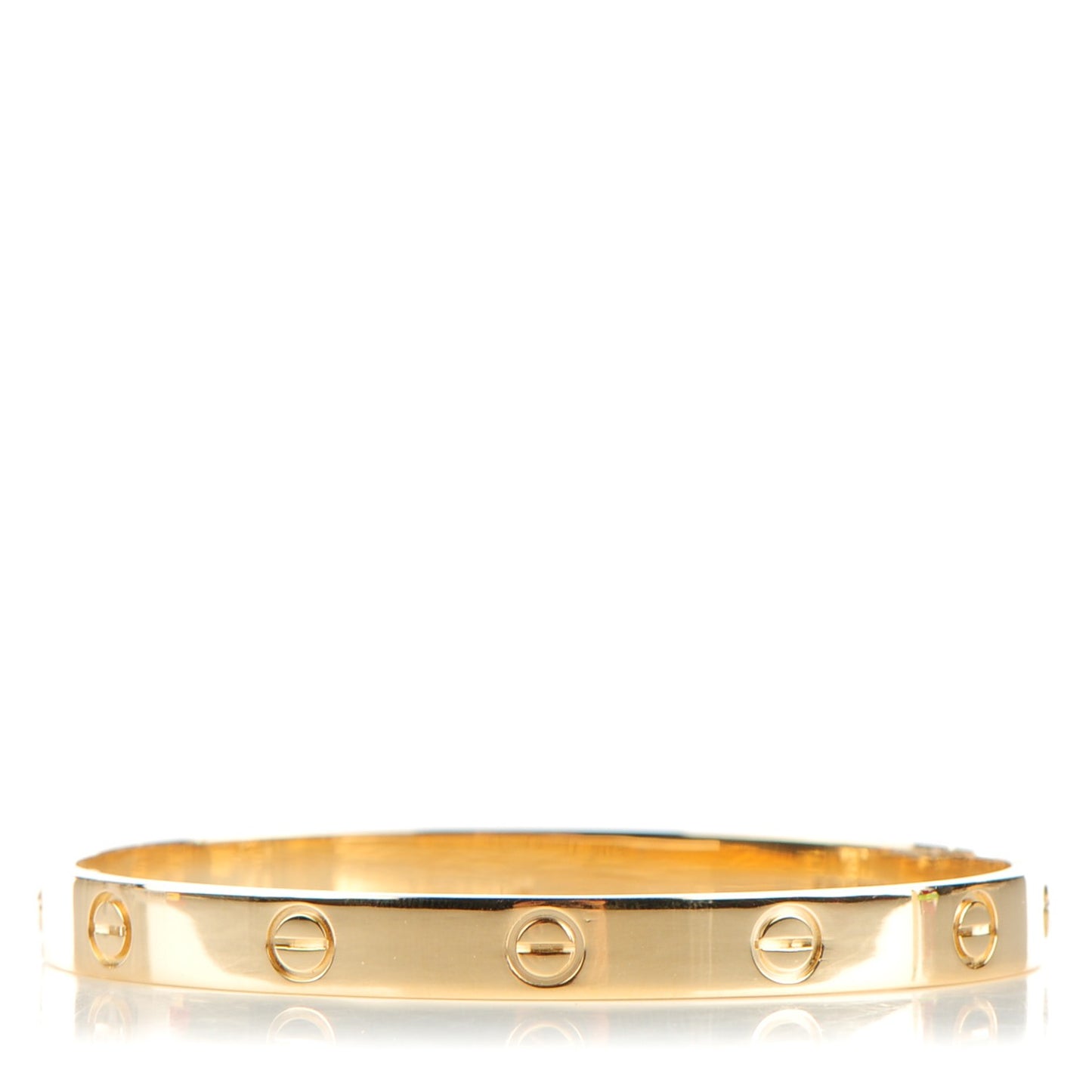 18K Yellow Gold LOVE Bracelet 17