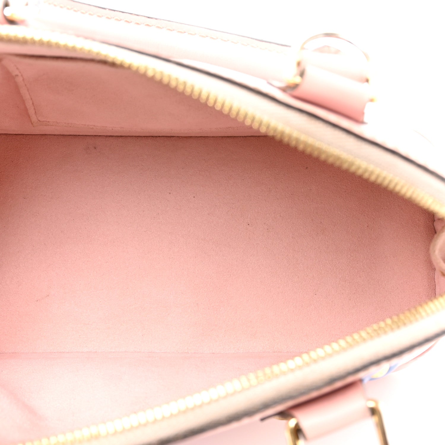 Louis Vuitton Epi Blooming Flowers Alma BB Rose Ballerine 5 of 19