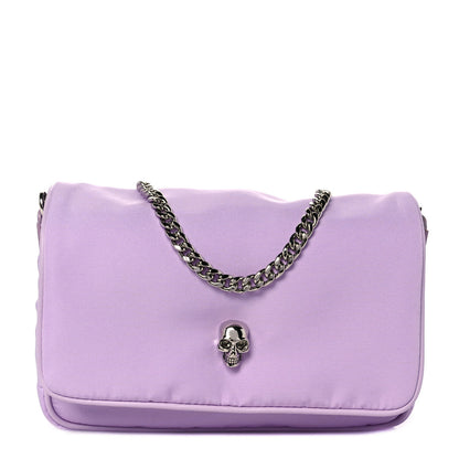 Alexander McQueen Nylon Skull Camera Crossbody Bag Lilac 1 of 10