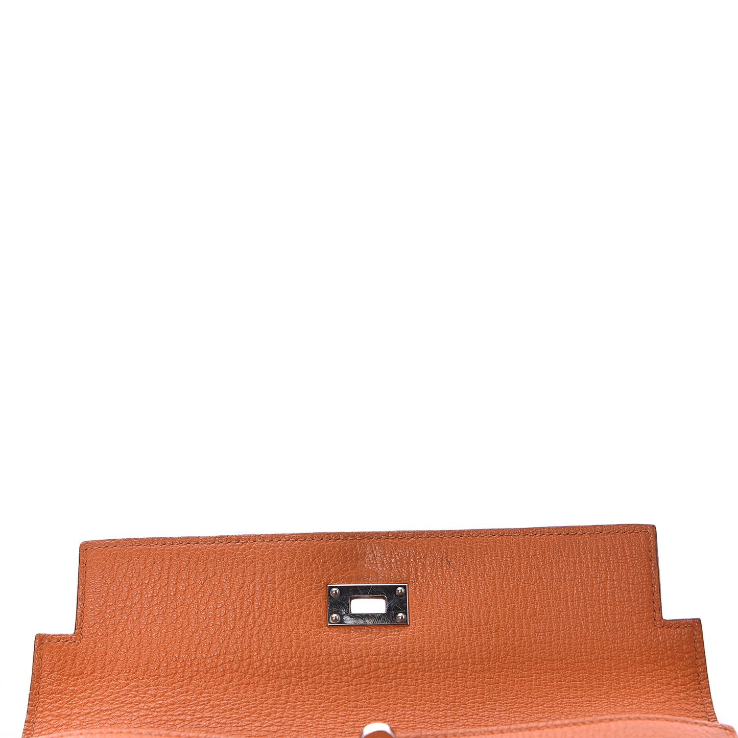 Chevre Mysore Kelly Longue Wallet Orange
