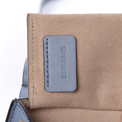Chloe Suede Calfskin Mini Faye Bracelet Bag Washed Blue 7 of 14