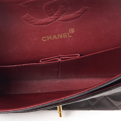Chanel Lambskin Quilted Medium Double Flap Black 4 of 9