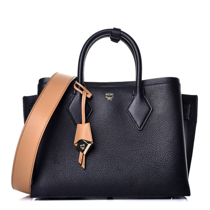 MCM Grained Calfskin Park Avenue Medium Neo Milla Tote Black 1 of 9