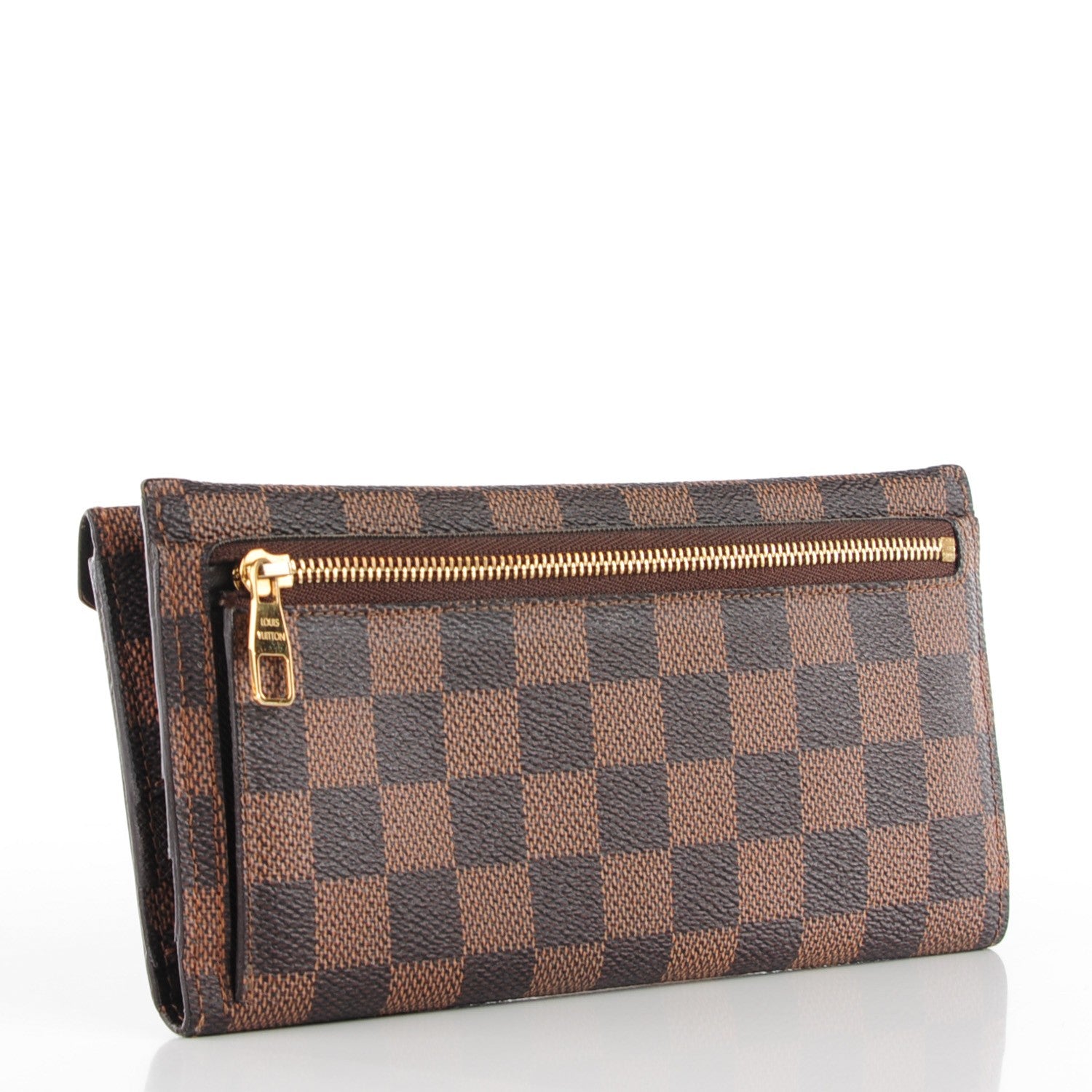 Louis Vuitton Damier Ebene Long Origami Wallet 3 of 9
