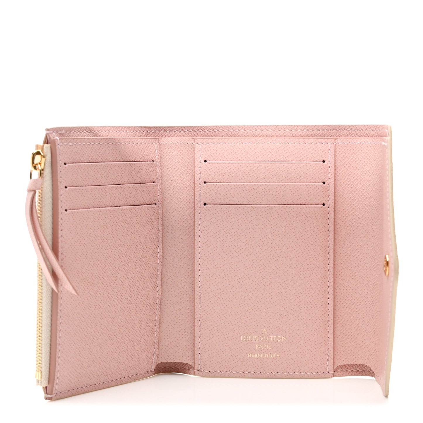 Damier Azur Victorine Wallet Rose Ballerine