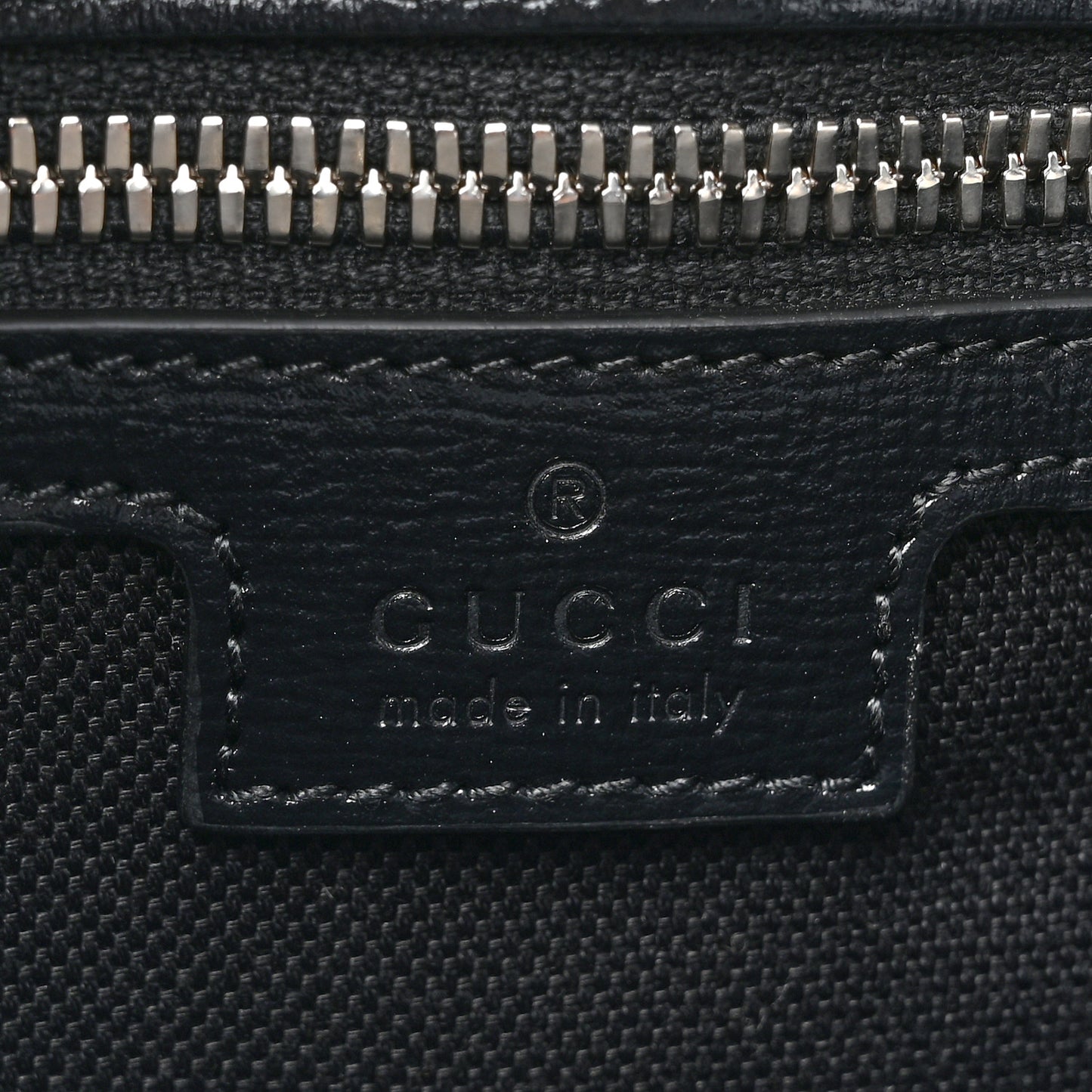 GG Supreme Monogram Azalea Calfskin Medium Retro Interlocking G Vertical Tote Bag Black