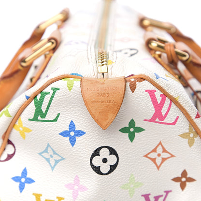 Louis Vuitton Monogram Multicolor Speedy 30 White 5 of 11