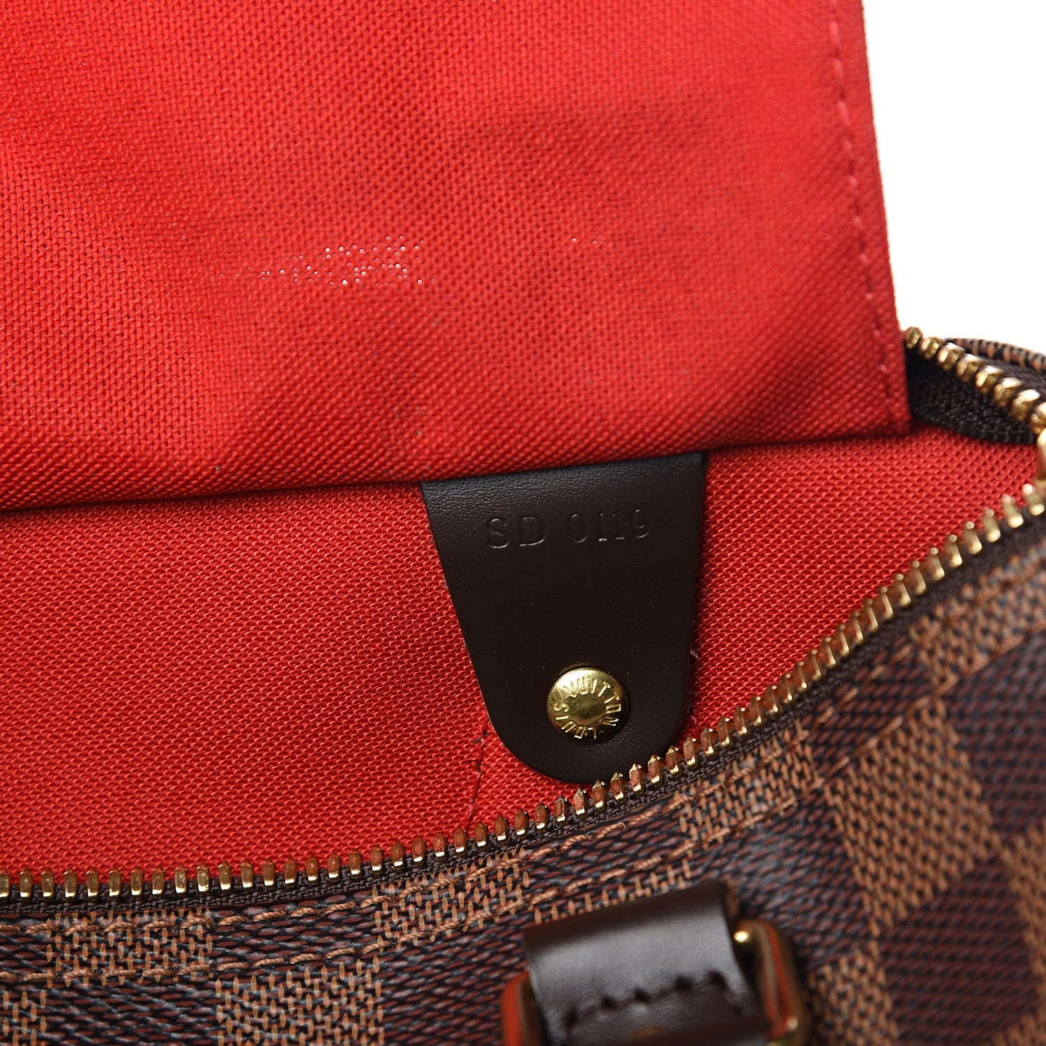 Louis Vuitton Damier Ebene Speedy Bandouliere 25 7 of 10