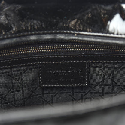 Christian Dior Patent Cannage Large Lady Dior Black 6 of 10