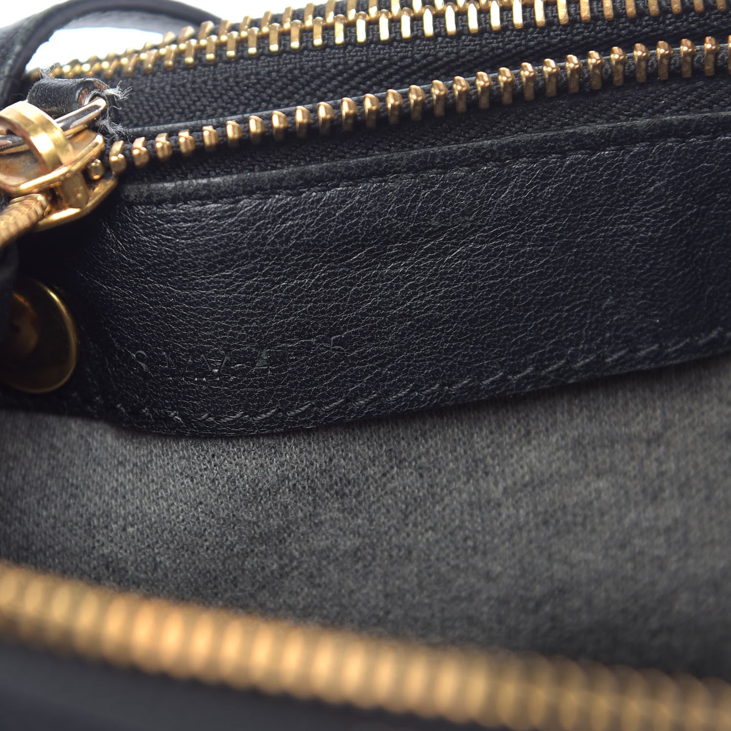Celine Lambskin Small Trio Crossbody Bag Black 8 of 15