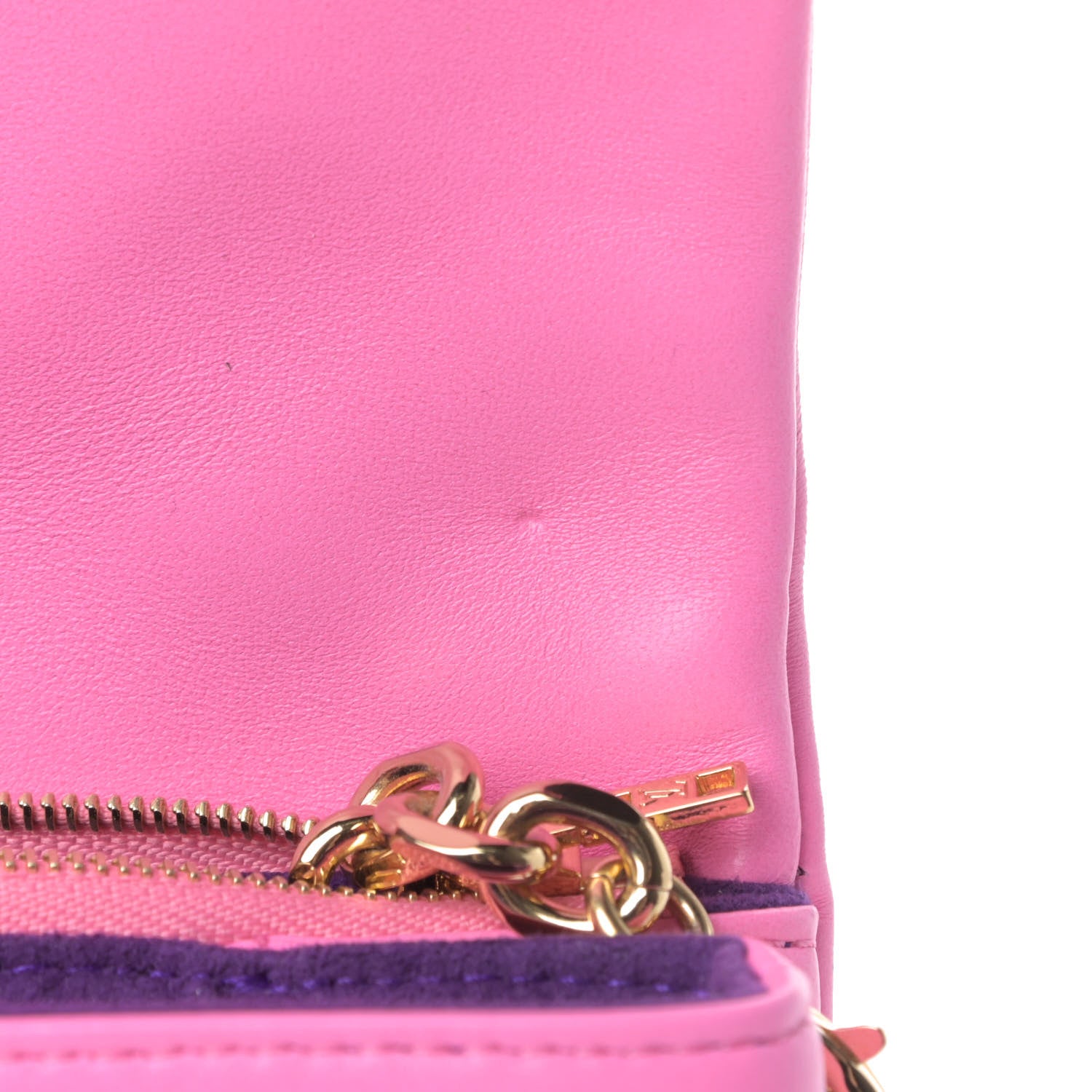 Louis Vuitton Lambskin Embossed Monogram Vuittamins Pochette Coussin Rose Violet 6 of 6