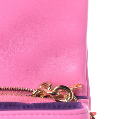Louis Vuitton Lambskin Embossed Monogram Vuittamins Pochette Coussin Rose Violet 6 of 6