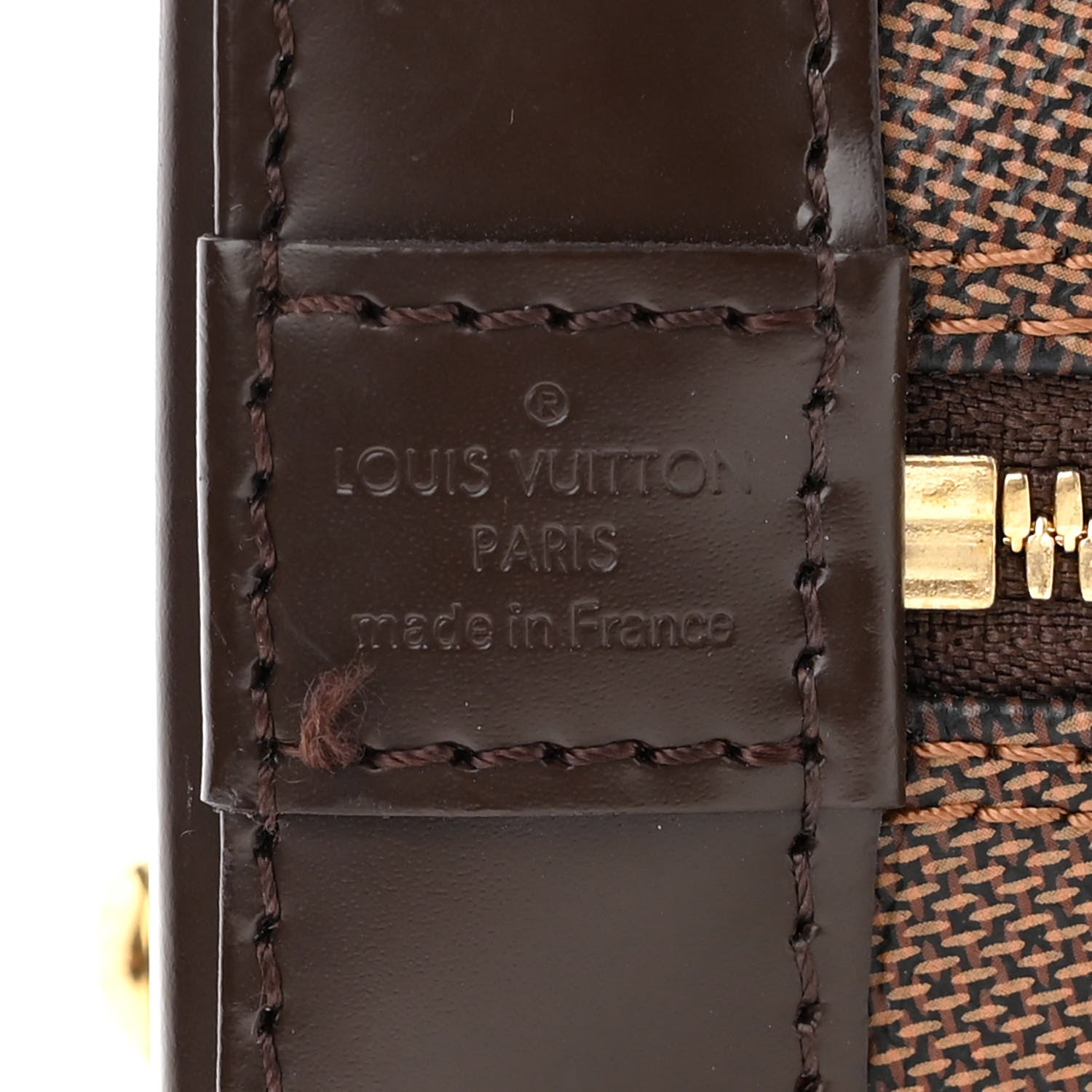 Louis Vuitton Damier Ebene Alma BB 6 of 10