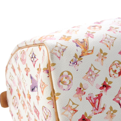 Louis Vuitton Watercolor Aquarelle Speedy 35 White 8 of 11