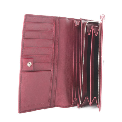 Balenciaga Agneau Giant 12 Silver Hardware Money Wallet Cassis 5 of 7