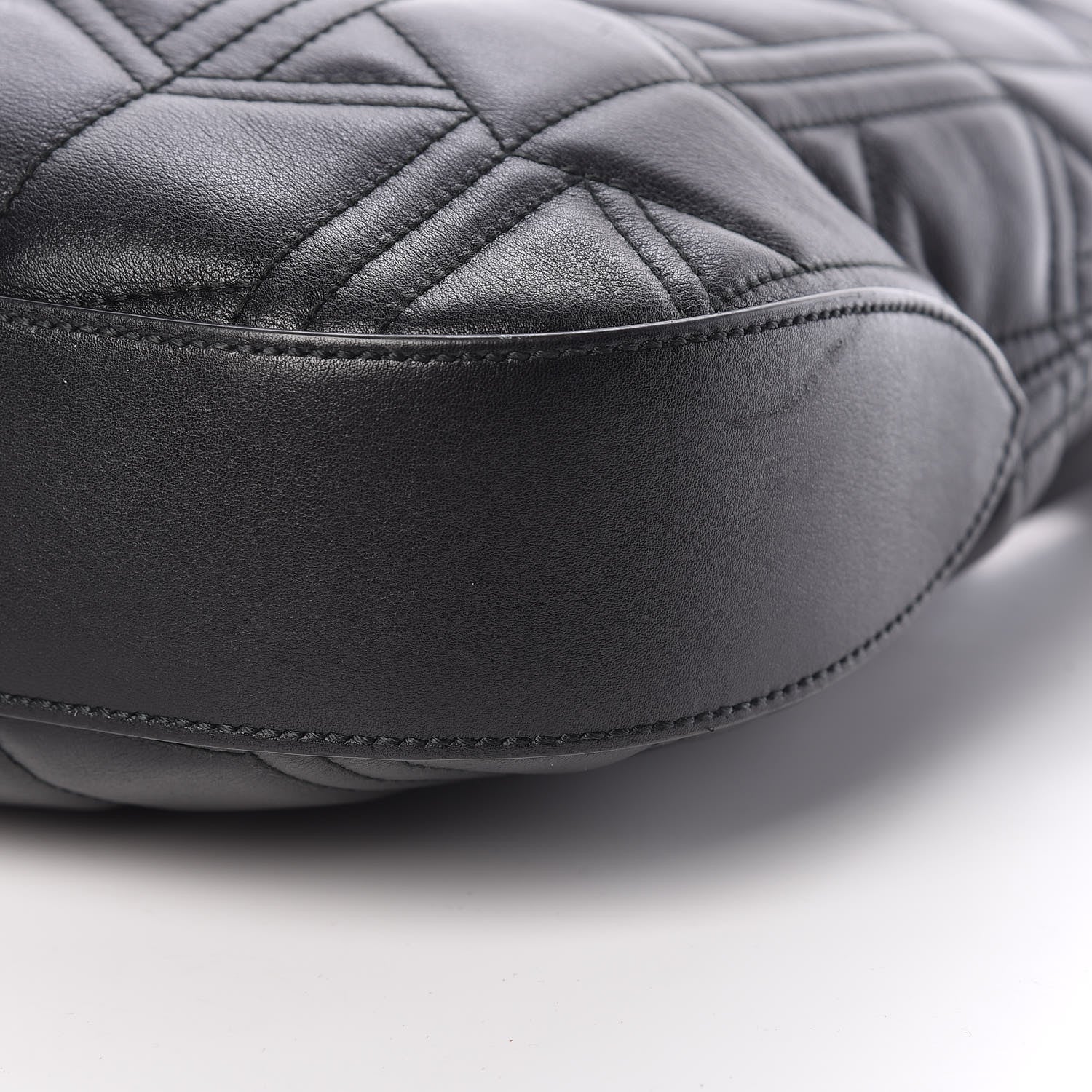 Gucci Calfskin Web Quilted Medium Dionysus Hobo Black 9 of 11