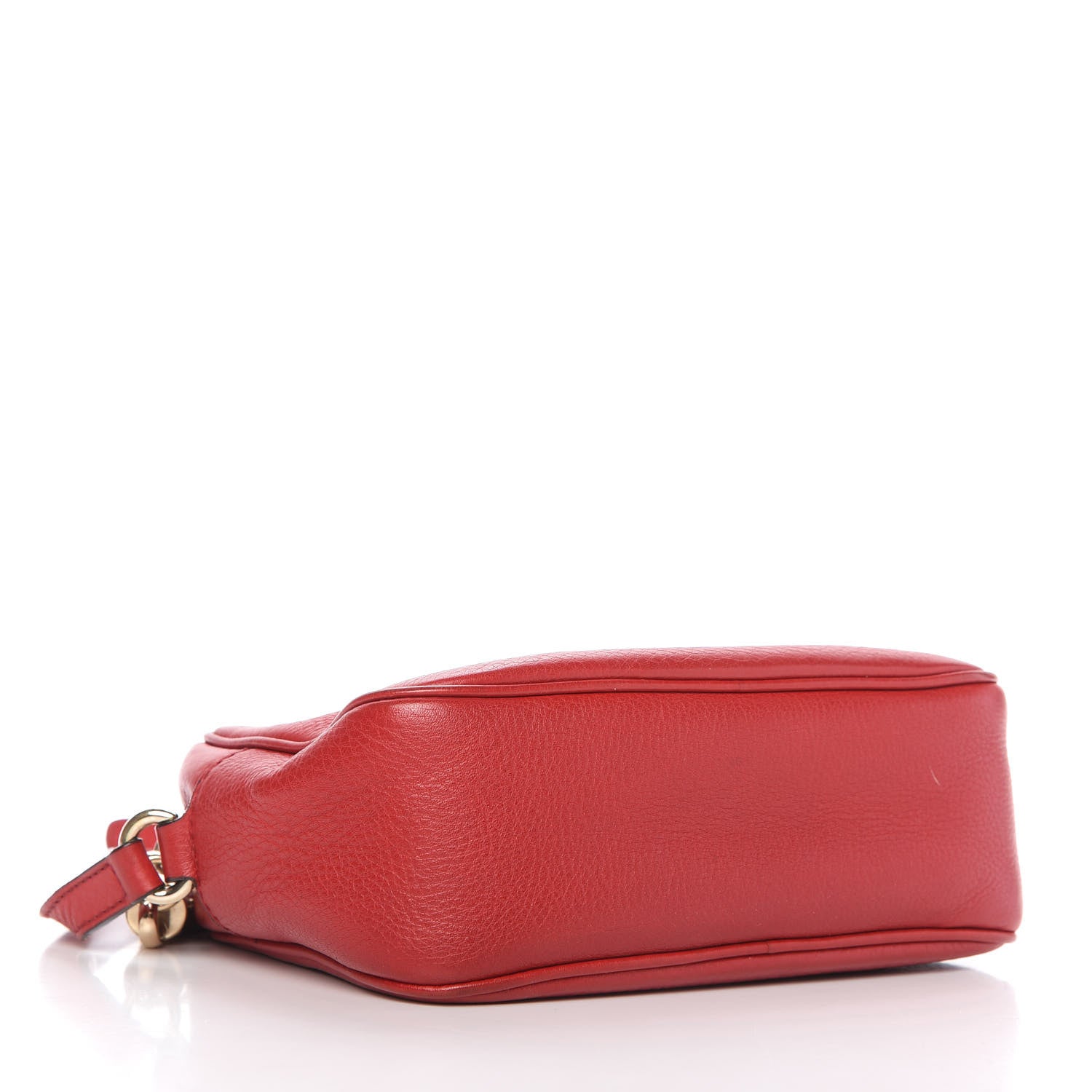 Gucci Pebbled Calfskin Small Soho Disco Bag Tabasco Red 4 of 10