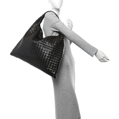 Bottega Veneta Calfskin Intrecciato Large Hop Fondant 2 of 13