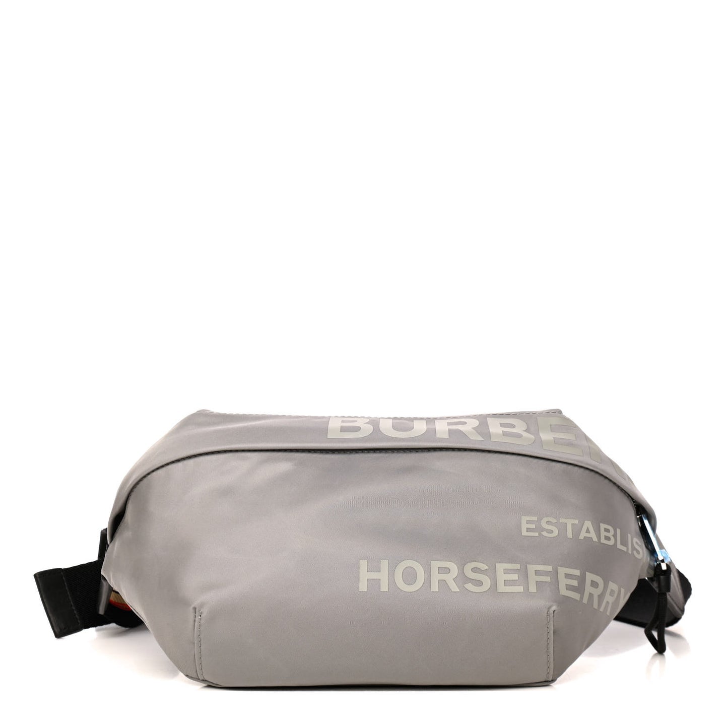 Econyl Horseferry Print Sonny Bum Bag Cloud Grey