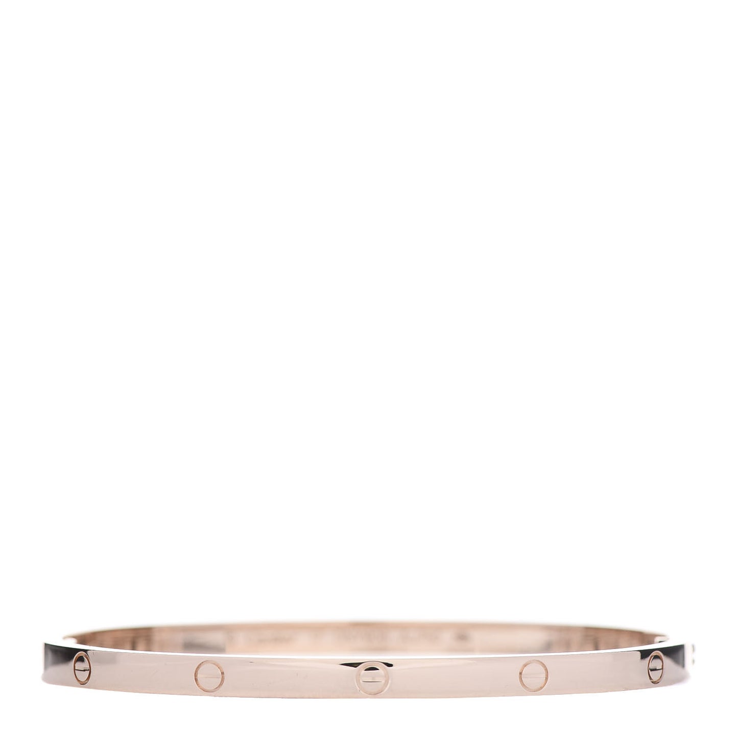 18K Pink Gold Small LOVE Bracelet 17