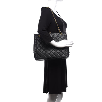 Chanel Caviar Quilted Frame Shoulder Bag Black 2 of 9