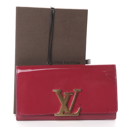 Louis Vuitton Patent Louise Wallet Rose Indien 6 of 6