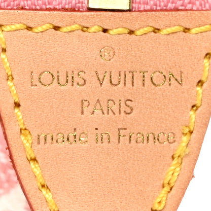 Louis Vuitton Denim Jacquard Monogram Micro Pochette Accessories Rose 6 of 7