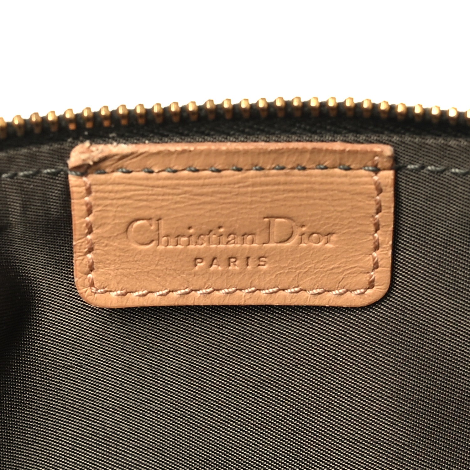 Christian Dior Monogram Mini Saddle Pochette Green 6 of 9