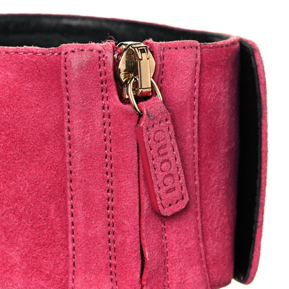 Gucci Suede Rooney Ankle Strap Sandals 36.5 Pink 9 of 9