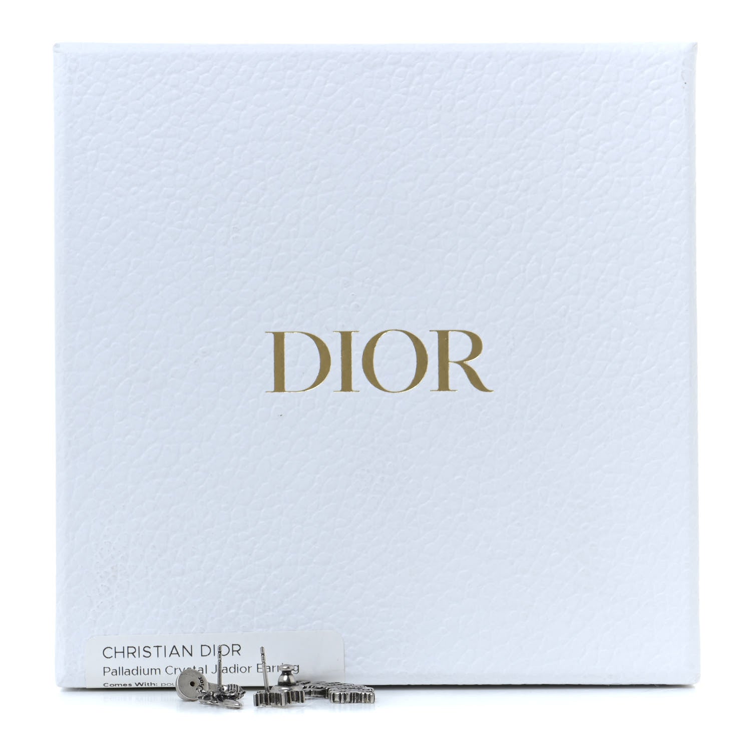 Christian Dior Palladium Crystal J'adior Earring 6 of 6