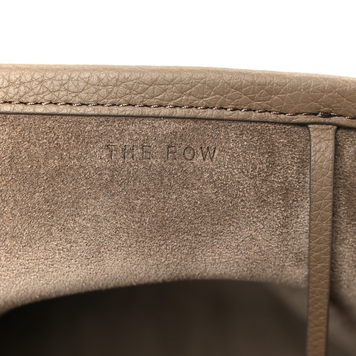 The Row Grained Calfskin Park Tote Three Elephant 6 of 10