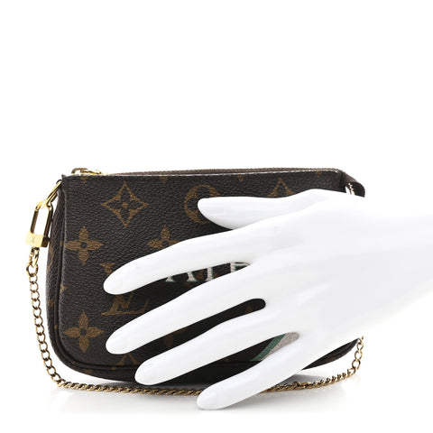 Monogram My LV Heritage Mini Pochette Accessories Ivory Vert Clair