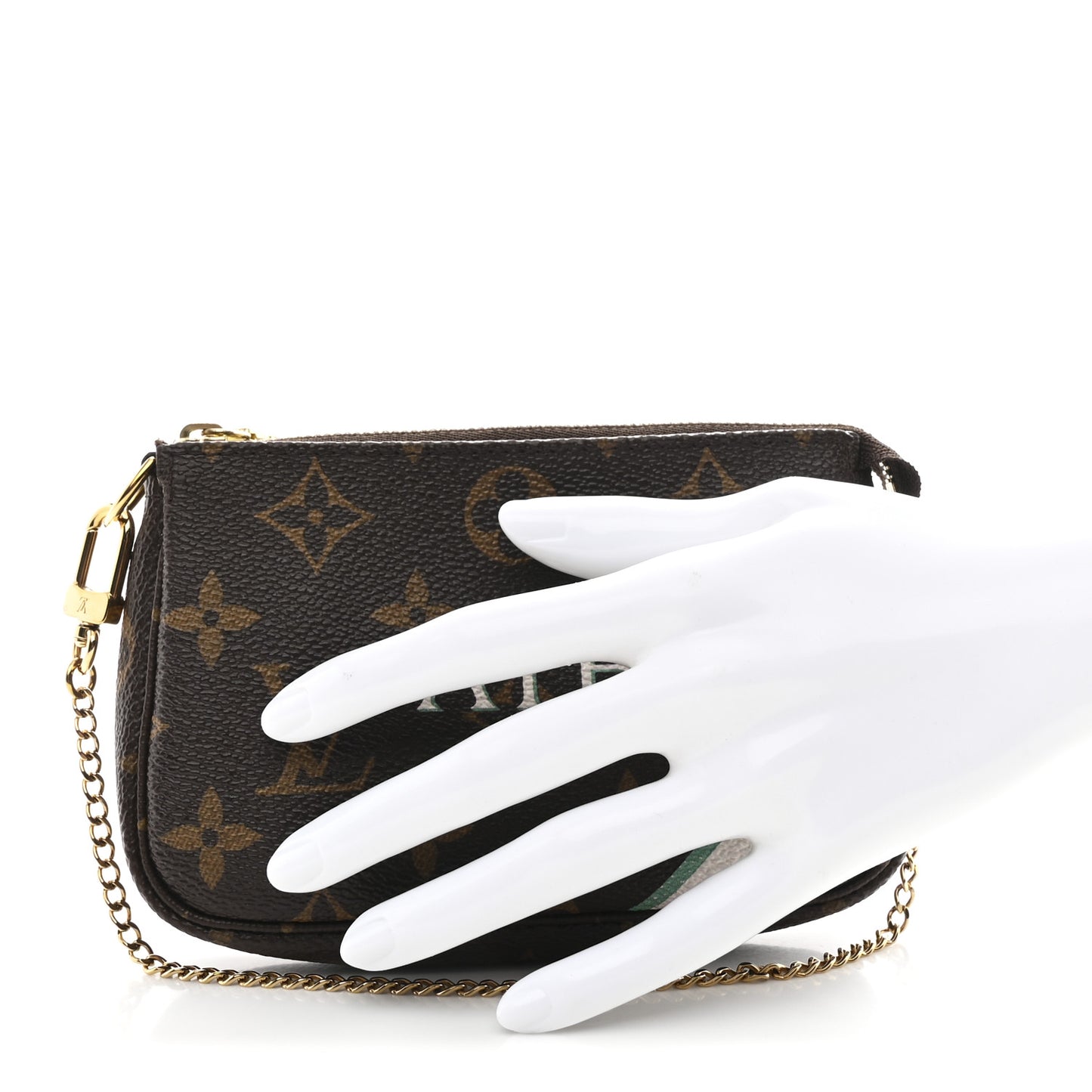 Monogram My LV Heritage Mini Pochette Accessories Ivory Vert Clair