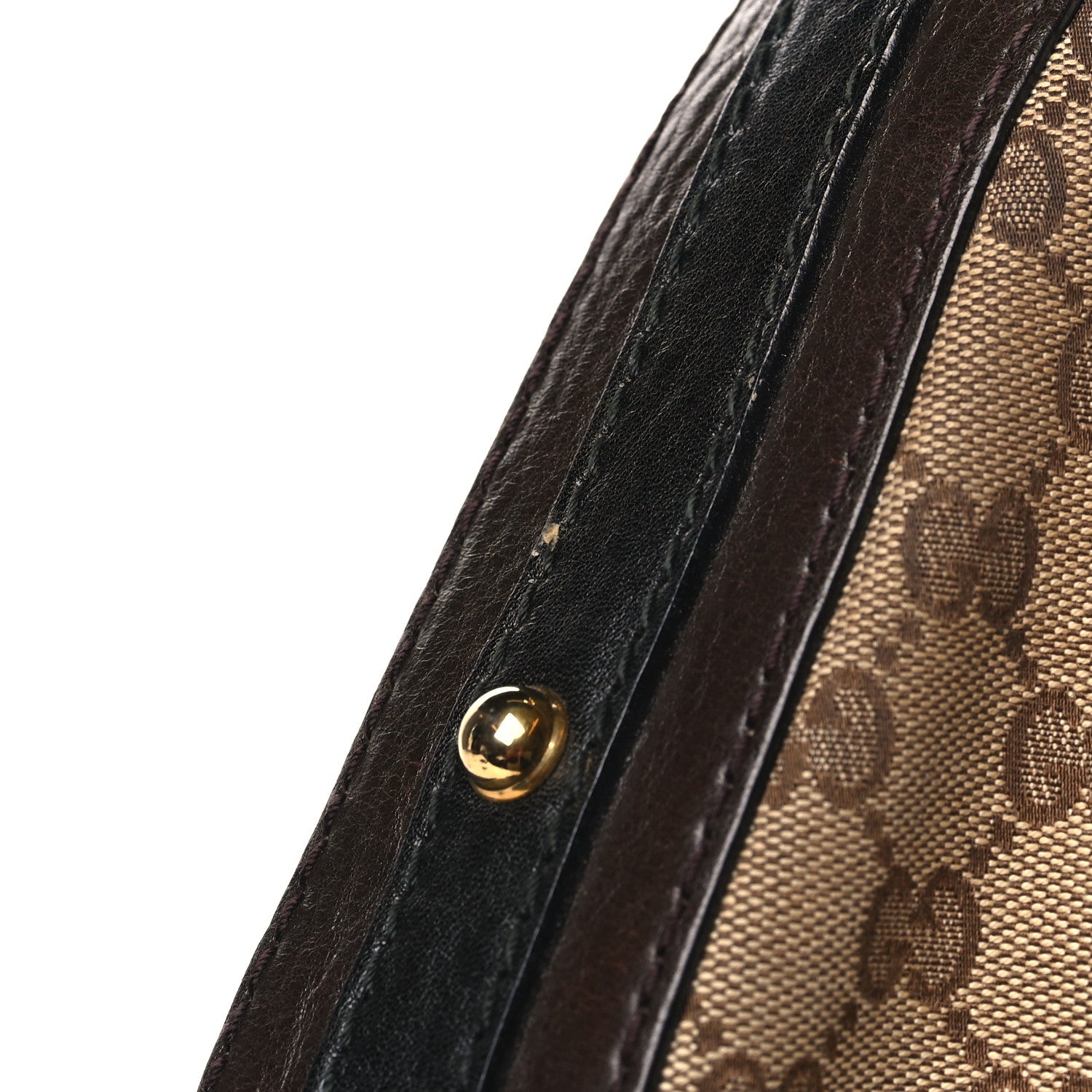 Gucci Monogram Medium Interlocking Hobo Dark Brown 10 of 12