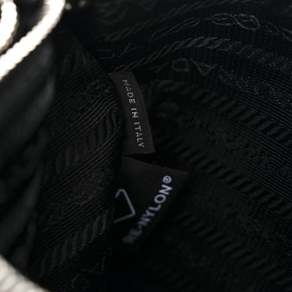 Prada Re-Nylon Saffiano Re-Edition 2000 Double Zip Crossbody Bag Black 8 of 13