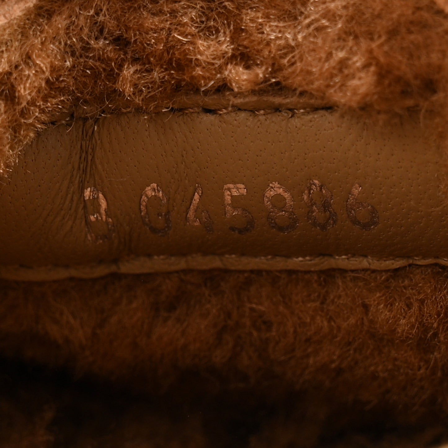 Suede Calfskin CC Loafers 38.5 Dark Beige